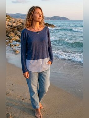 Vince Camuto Long Sleeve Top 2X
